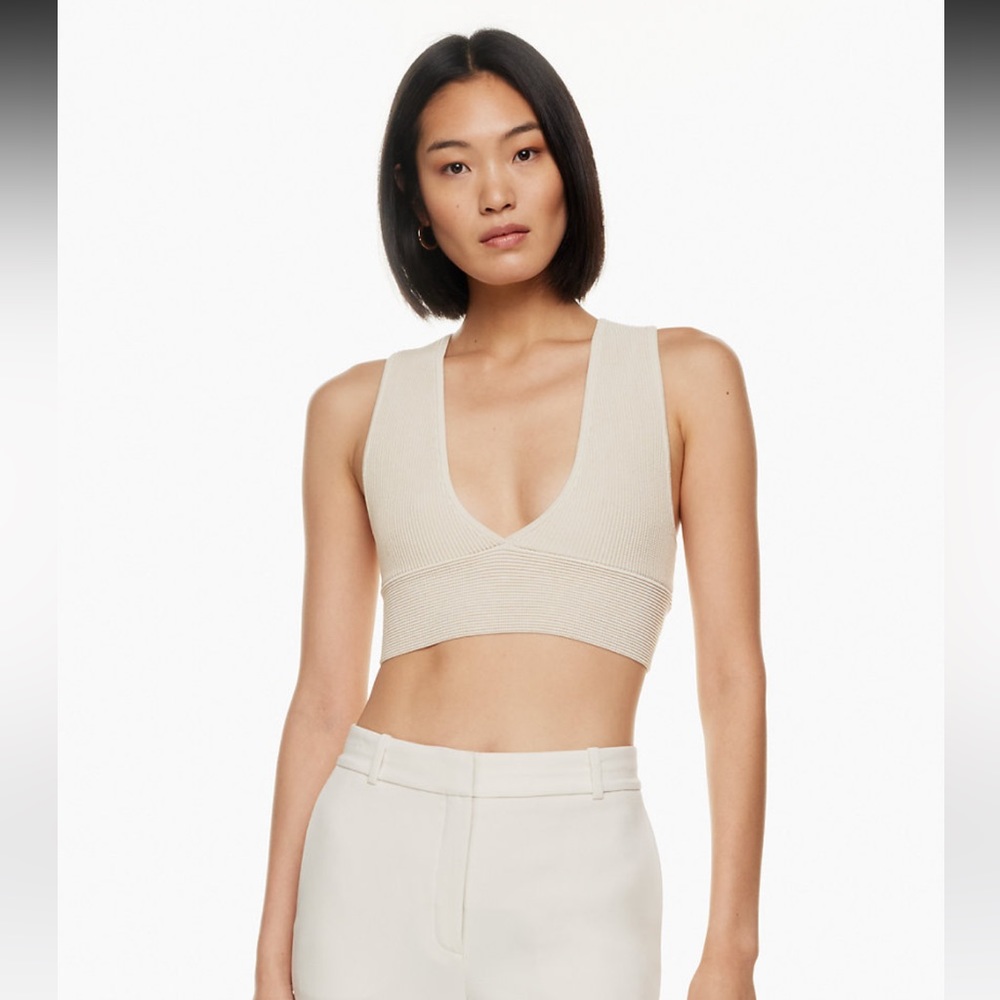 Babaton sculpt vneck tank